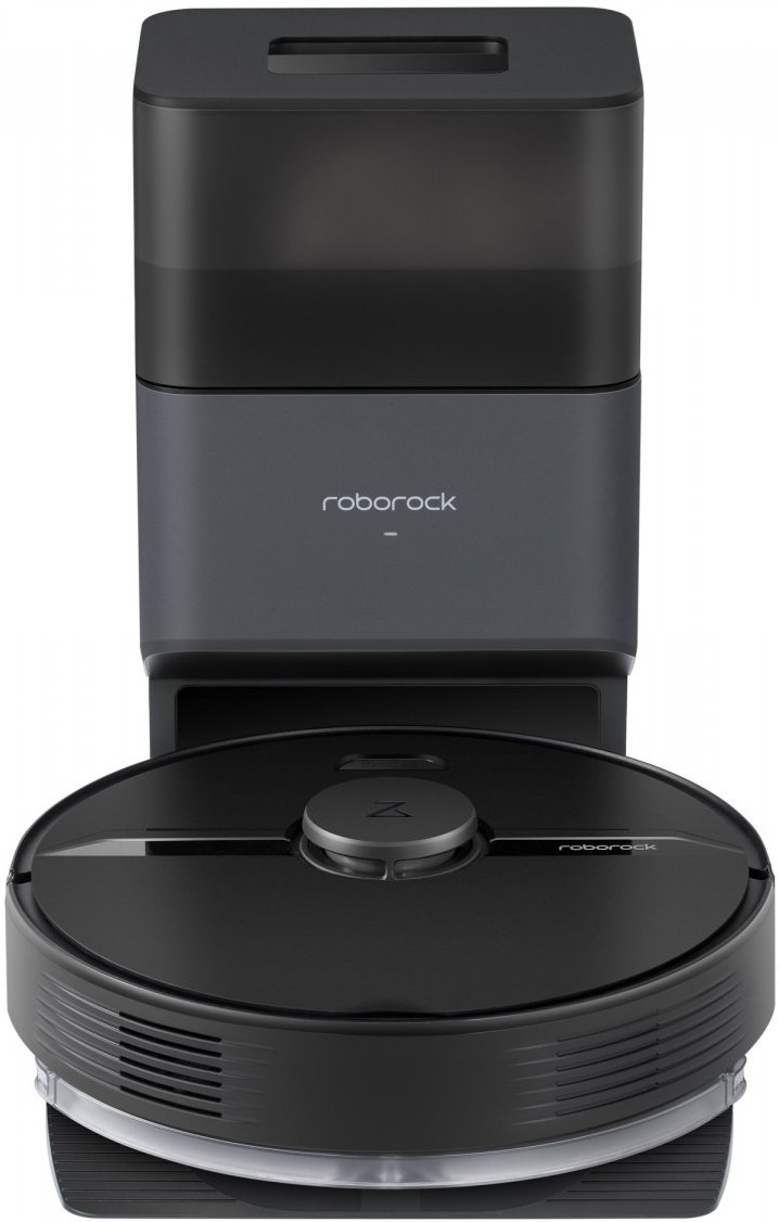 Roborock Q7+ black, robotický vysávač + Auto Empty Dock PURE, čierny