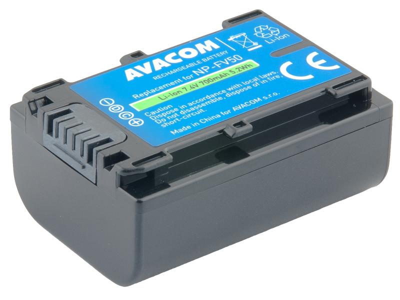 2x Battery Replaces Sony NP-FW50 - 1030mAh, 7.4V, Li-Ion With Info Chip With Usb C Socket 889007860