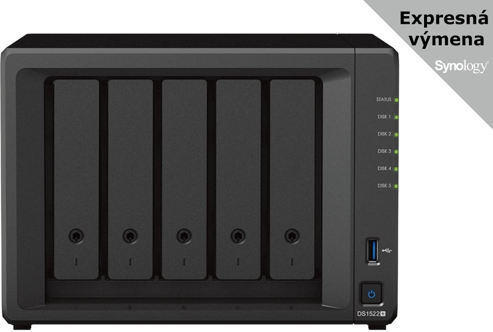 NAS Synology DS225+ 16 To – 2 Baies, Processeur Intel Celeron J4125, 2 Go RAM (extensible à 6 Go), Ports 2,5 GbE + 1 GbE
