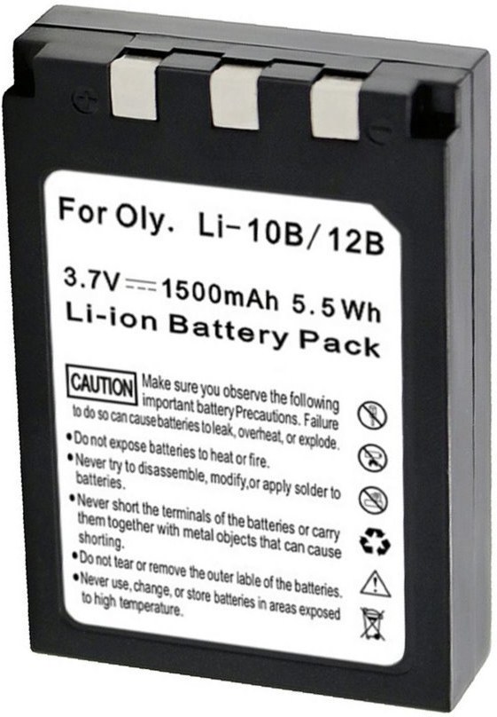 Batterie Compatible Olympus Li-10B / LI-12B / DB-L10 - 1090mAh, Pour U 410 Digital