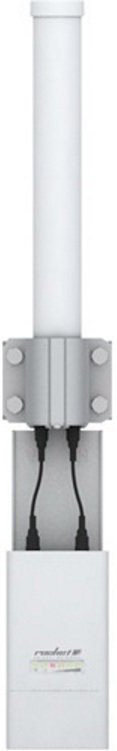 Ubiquiti AMO-5G10 Antenna Omni Direzionale 5GHz 10dBi | AirMax MIMO Per Rocket M | Kit Staffa E Ponticelli